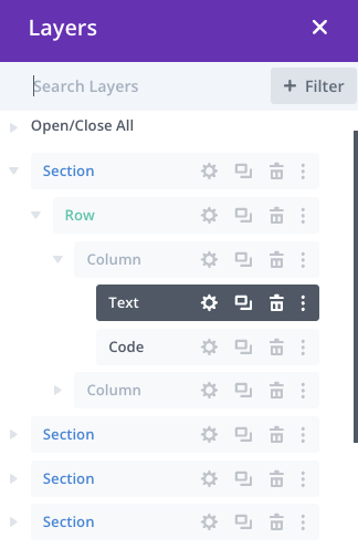 extra settings option in divi theme editor