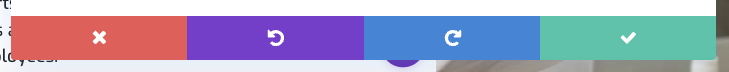 bottom buttons in divi theme