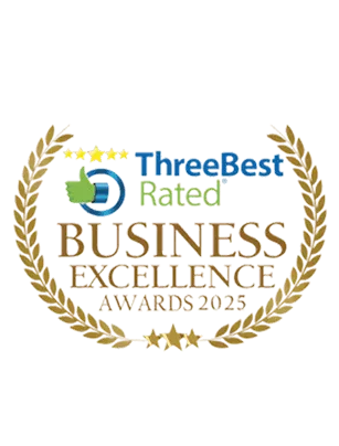 ThreeBestRated Business Excellence Award 2025 for Intuitive Digital